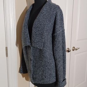 J CREW 100% Wool Open-Shawl Collar Cardigan